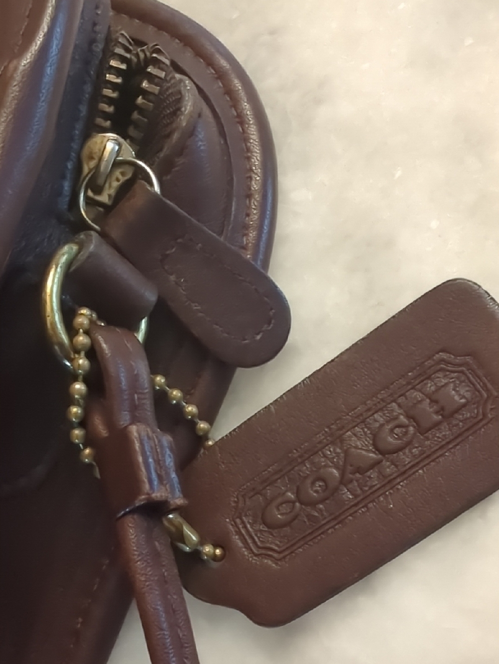 Vintage COACH 9017 brown Abbie Small Crossbody Bag With COACH Tag Attached - Picture 12 of 12